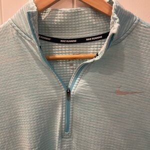 Nike Sky Blue Half-Zip Sweatshirt